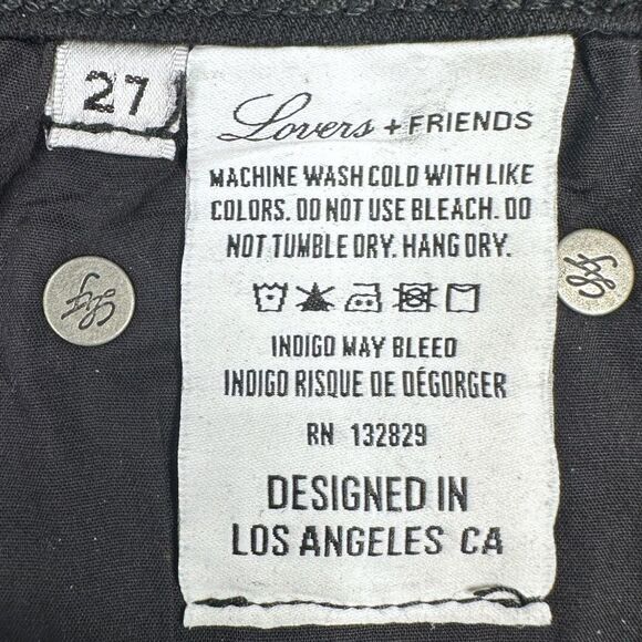 Lovers + Friends Hayden Moto Skinny Jeans - Nelson - Size 27 - Picture 10 of 11